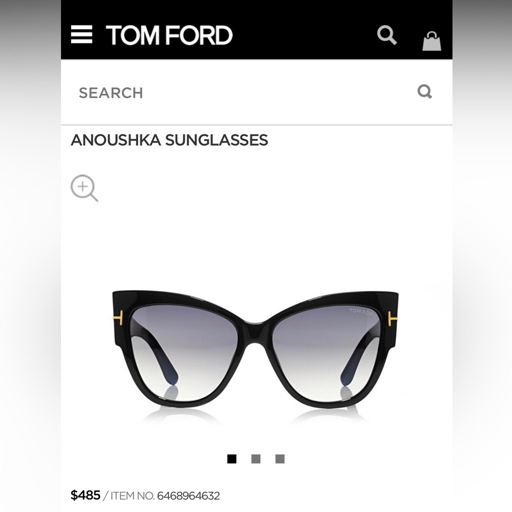 Tom Ford Anoushka Cat Eye Sunglasses